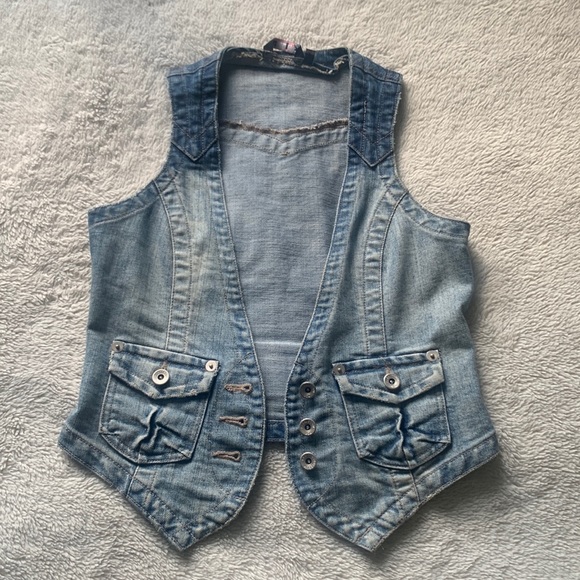 Bubblegum Jackets & Blazers - Denim Vest